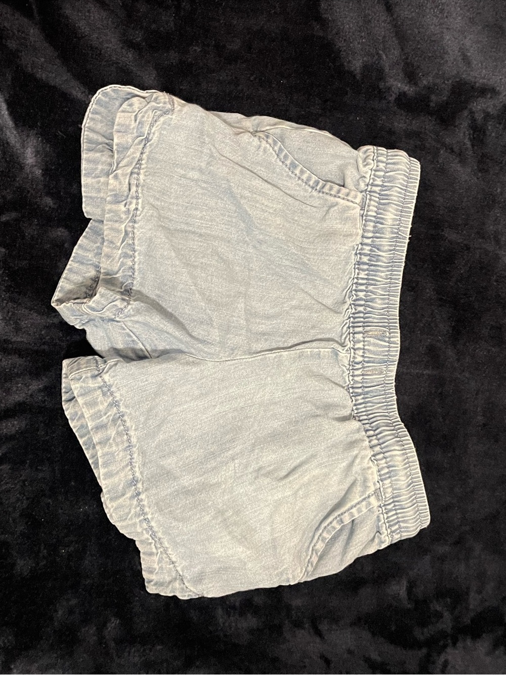jumping beans Light Gray Elastic-Waist Ruffle Hem Shorts